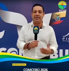 El alcalde de Chone participa en el tercer día del ComCebú 2026